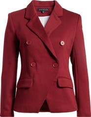 GIBSONLOOK Double Breasted Cotton Blend Blazer