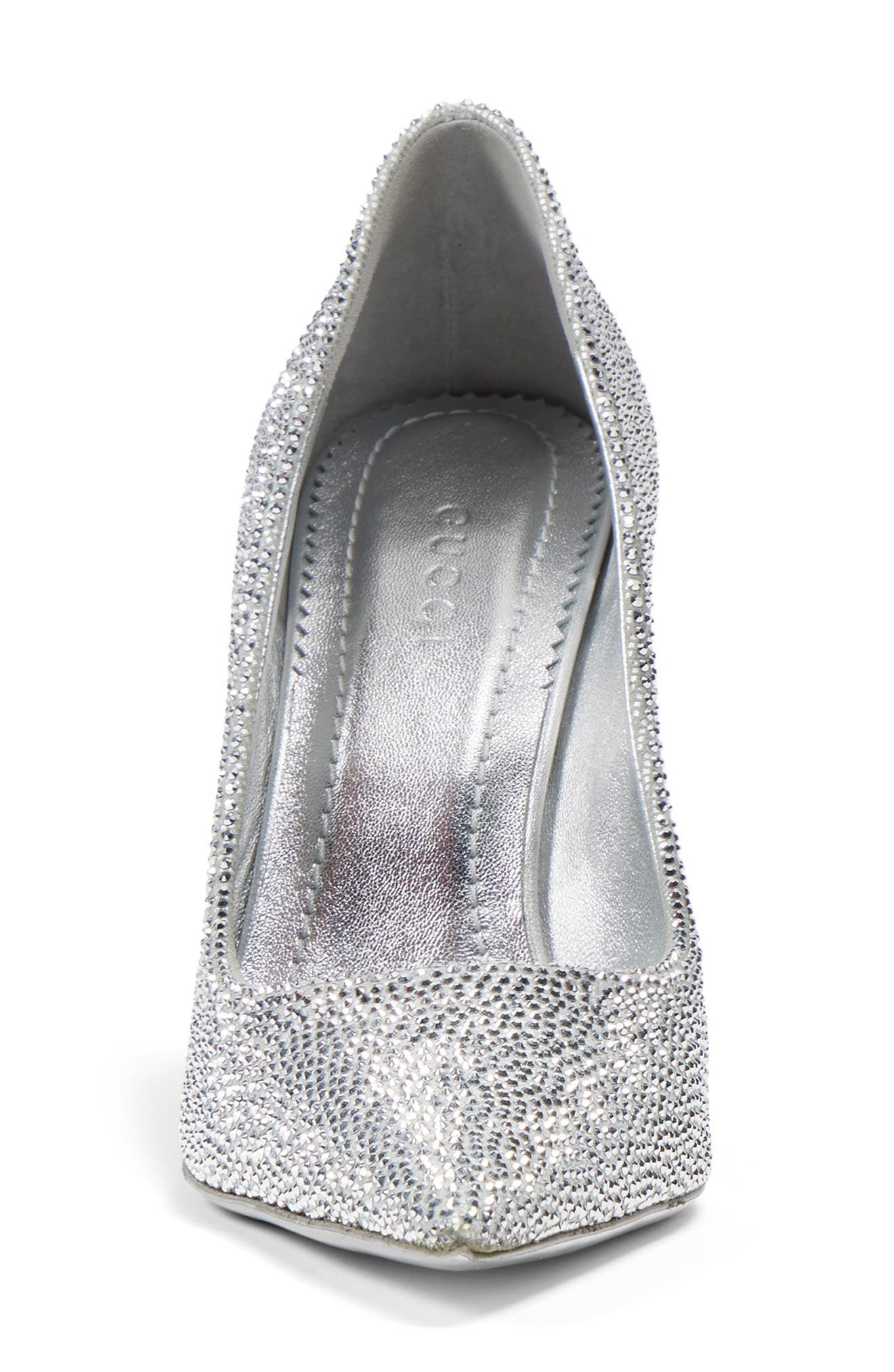 Donna Pointed Toe Pump, Alternate, color, NEW ICE-SILVER