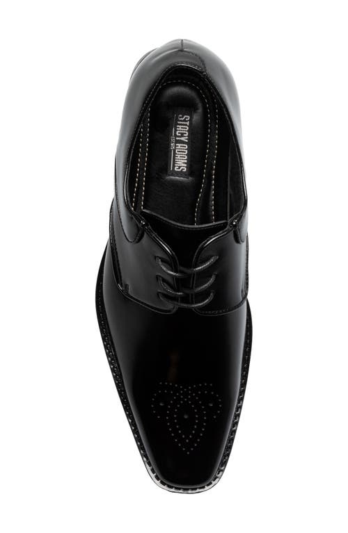 Stacy Adams Kendall Brogue Plain Toe Derby In Black