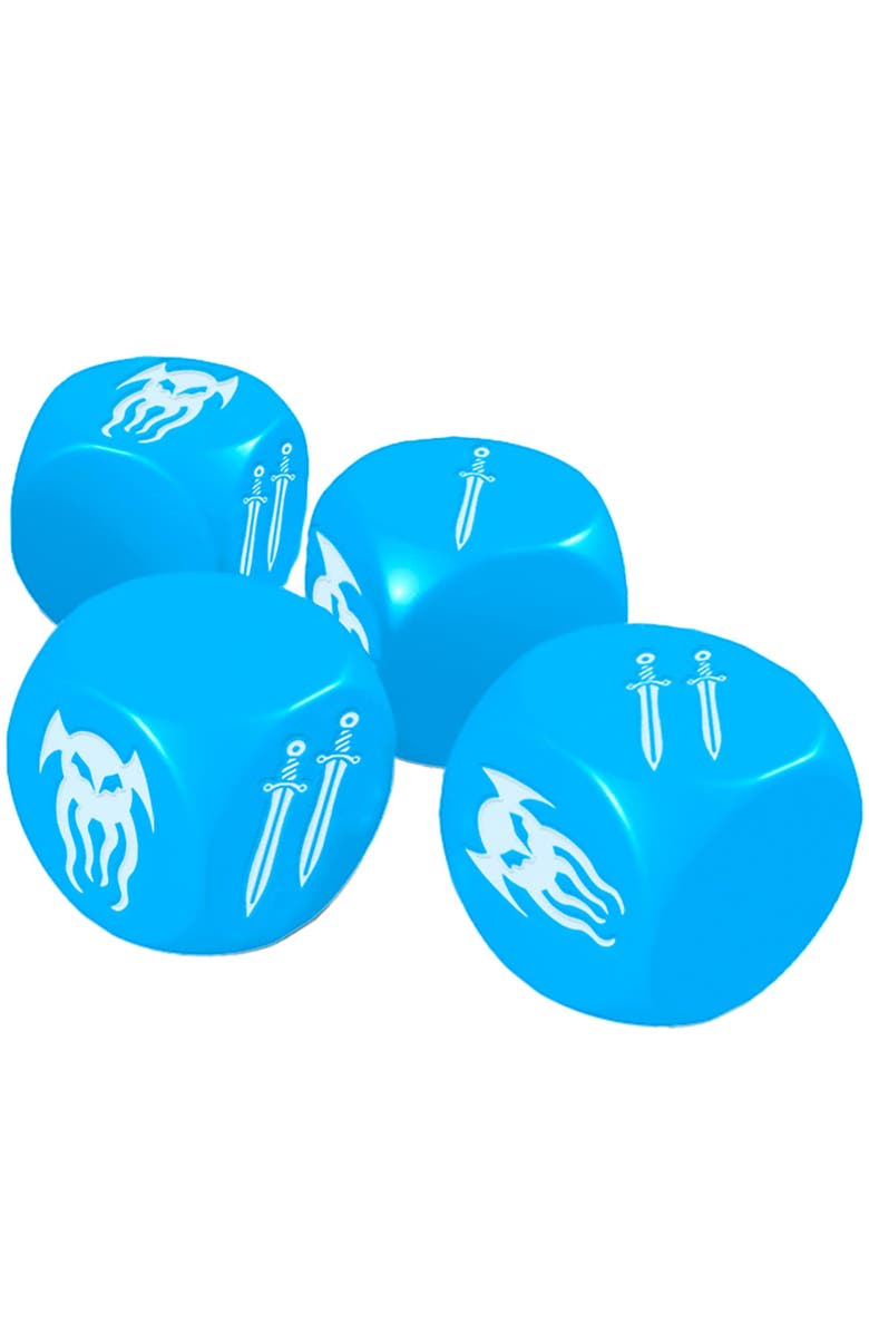 Cohors Cthulhu RPG Atlantean Crystal Dice Pack, 6 Dice, Alternate, color, Multicolored