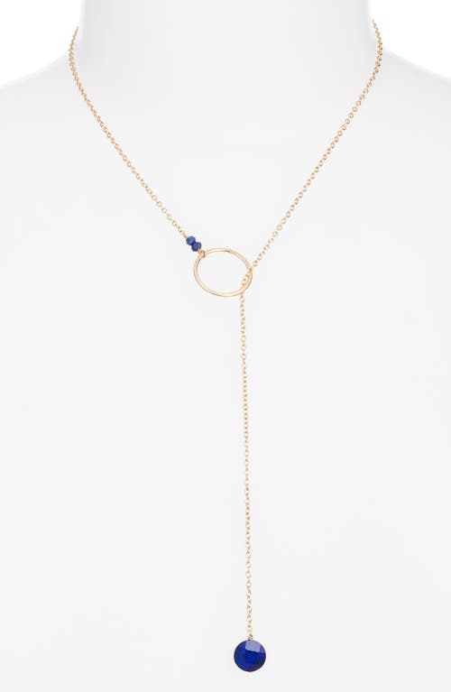 Nashelle Gwyneth Semiprecious Toggle Necklace In Gold