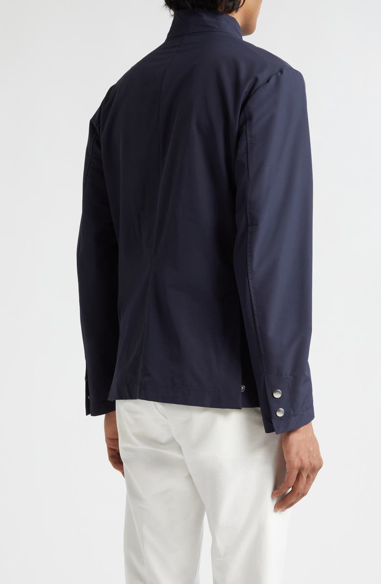 Eleventy Stand Collar Wool Blend Jacket, Alternate, color, 