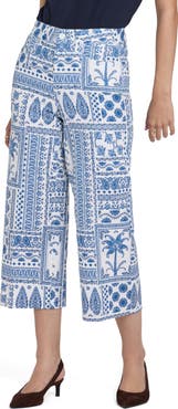 NYDJ Daisy Crop Wide Leg Pants