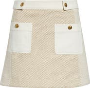 Ramy Brook Gili Tweed Miniskirt