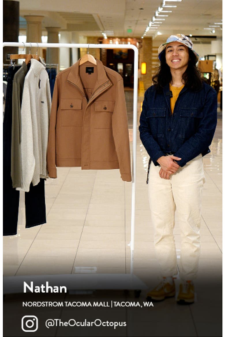 Stretch Cotton Twill Chore Jacket video