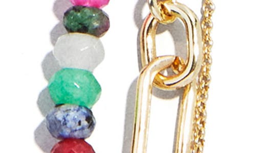 Baublebar Portia Beaded Crystal Pendant Layered Necklace In Multi