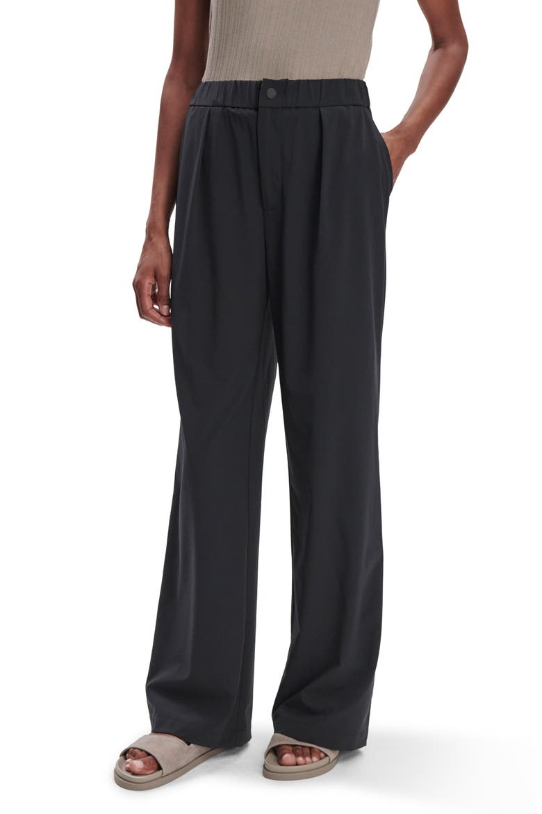 Kayson Wide Leg Pants, Alternate, color, BLACK