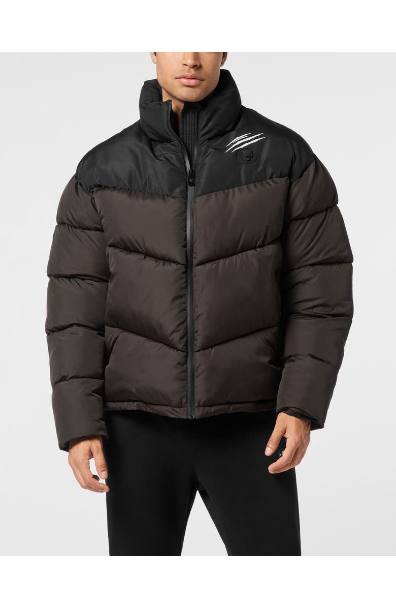 PLEIN SPORT Training Puffer Jacket Men, Main, color, Black