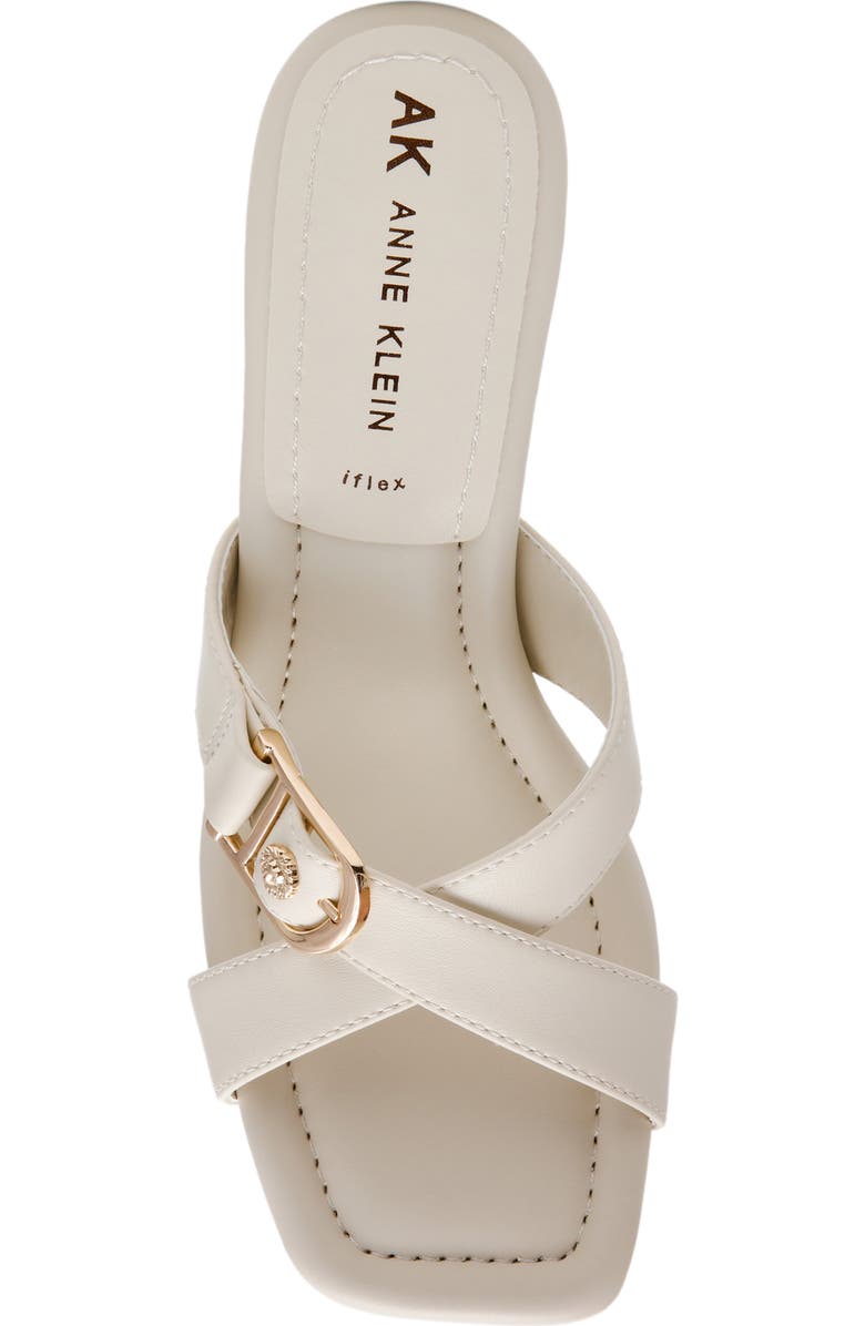 Anne Klein Jassie Slide Sandal, Alternate, color, Bone