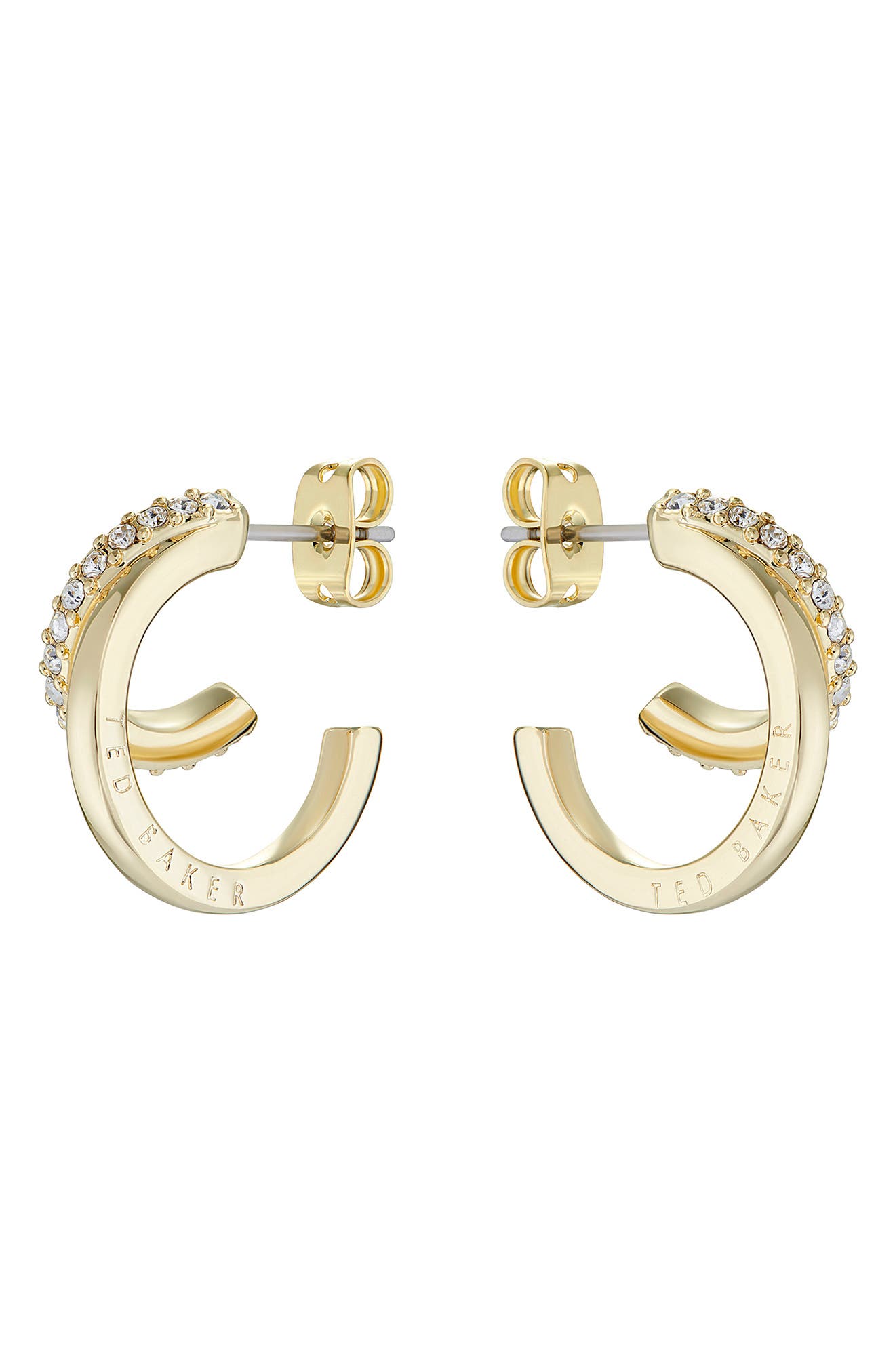 selected GOLD TONE/ CLEAR CRYSTAL