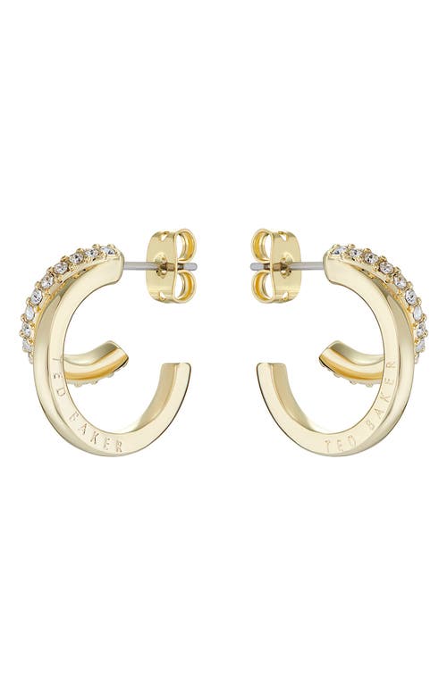 TED BAKER TED BAKER HELIAS DOUBLE HOOP EARRINGS