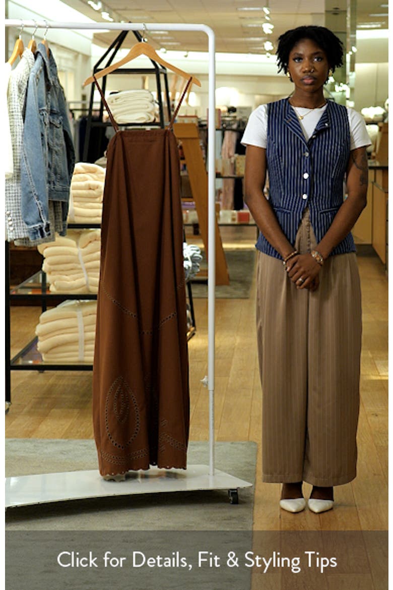 Como Strapless Maxi Dress video