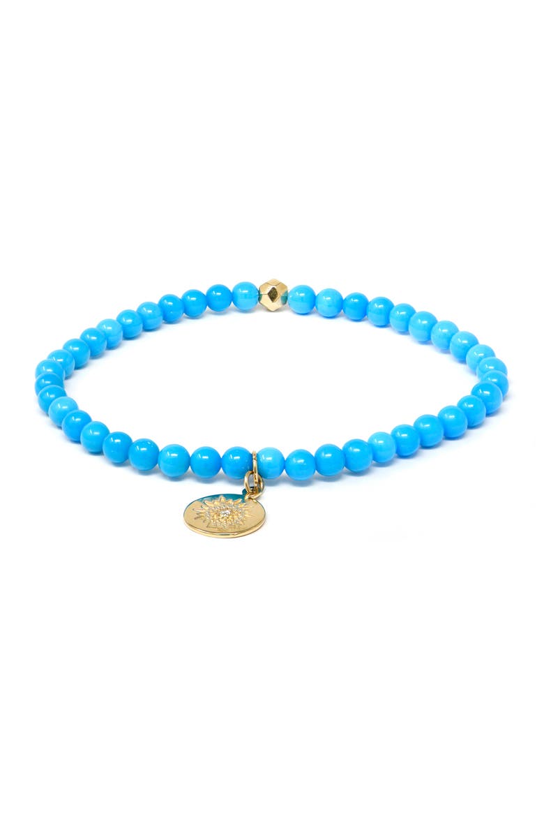 Boheme Charm Bracelet, Main, color, TURQUOISE/ AQUA