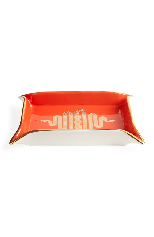 Jonathan Adler Snake-motif Serving Tray In Multi