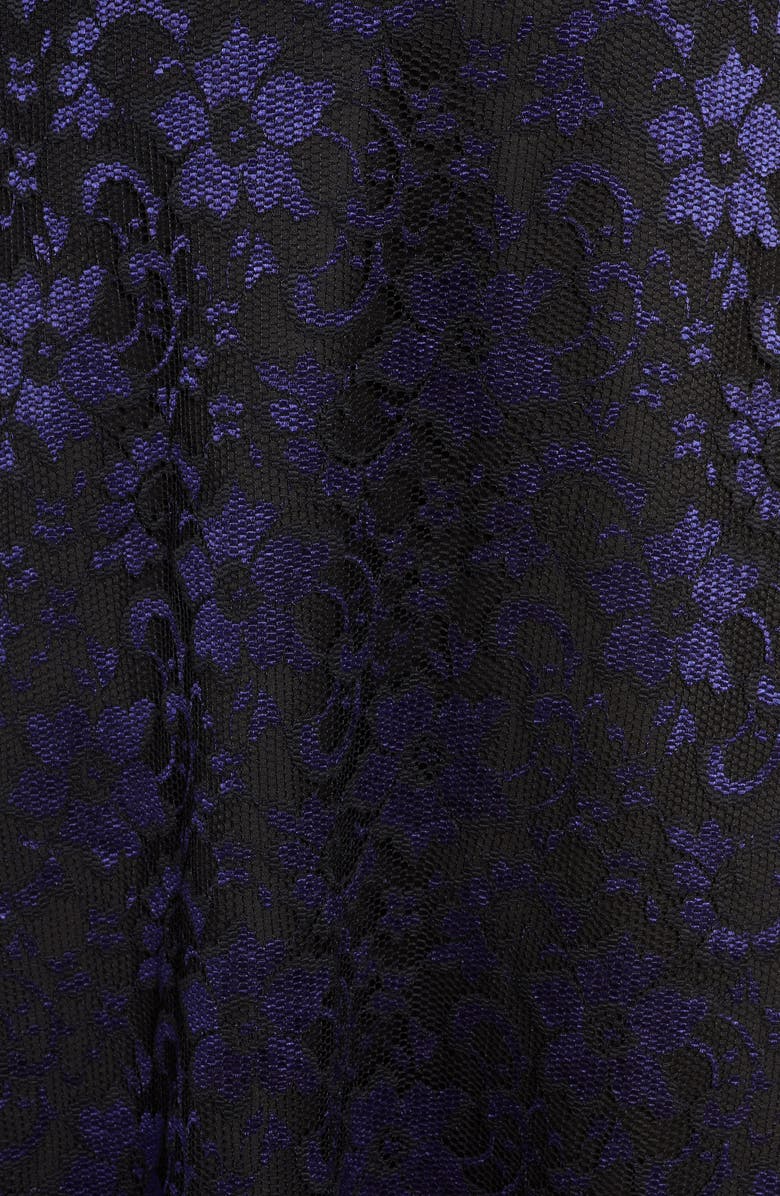 Kiyonna Mon Cheri Lace Cocktail Dress, Alternate, color, Violet Noir