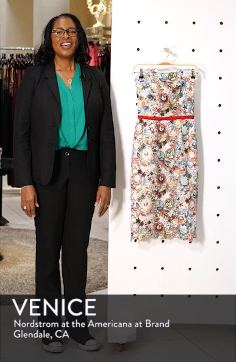 Maria Blanc Strapless Pencil Dress, sales video thumbnail