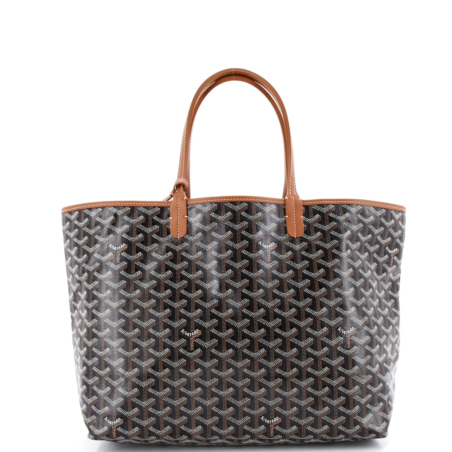 Pre-Owned Goyard Saint Louis Tote Coated Canvas PM, Alternate, color, 