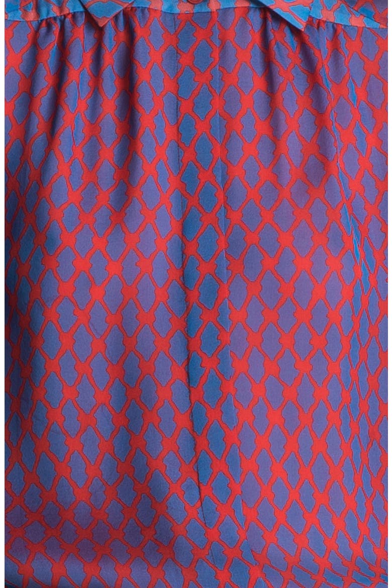 Geometric Print Chiffon Blouse (Nordstrom Exclusive), Alternate, color, ABSTRACT GEO PRINT