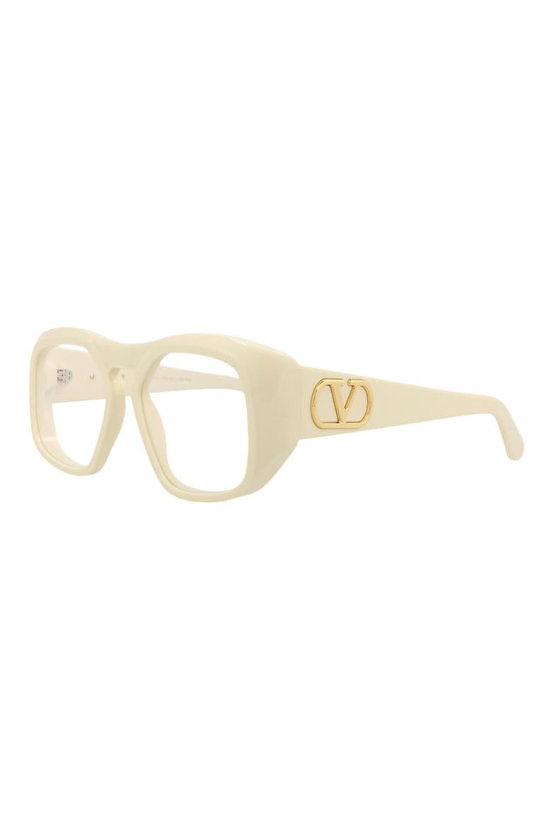 55mm Novelty Optical Frames, Alternate, color, IVORY IVORY TRANSPARENT