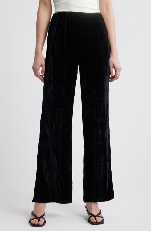 Rails Brissa Velvet Flare Pants In Black Velvet
