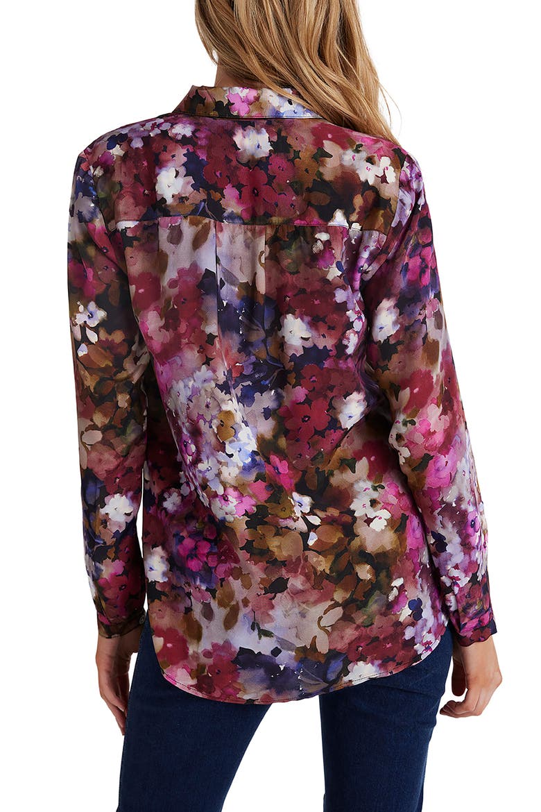 Clean Front Hipster Shirt, Alternate, color, TWILIGHT FLEUR PRINT