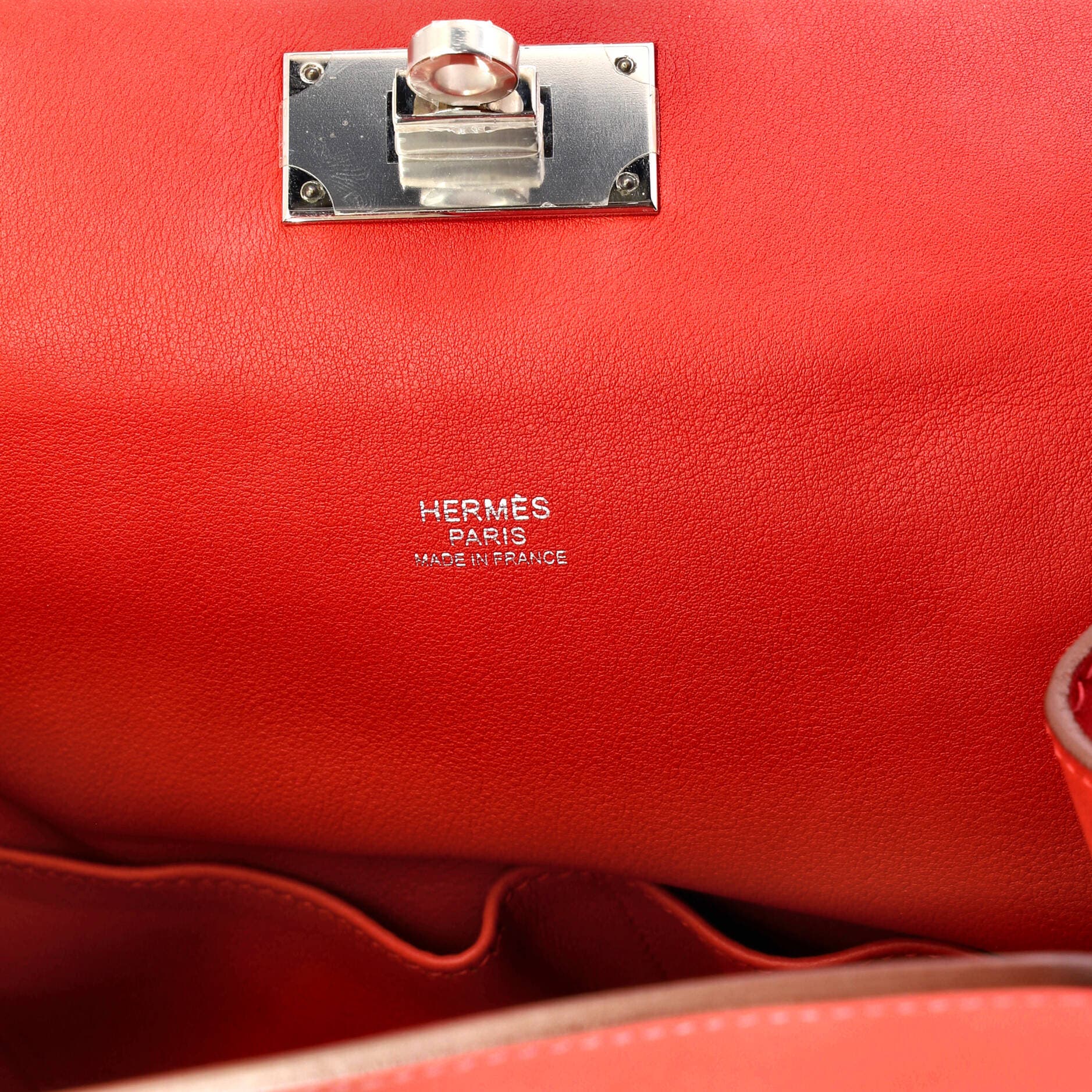 Pre-Owned Hermes Toolbox Bag Swift 20, Alternate, color, Rouge Casaque