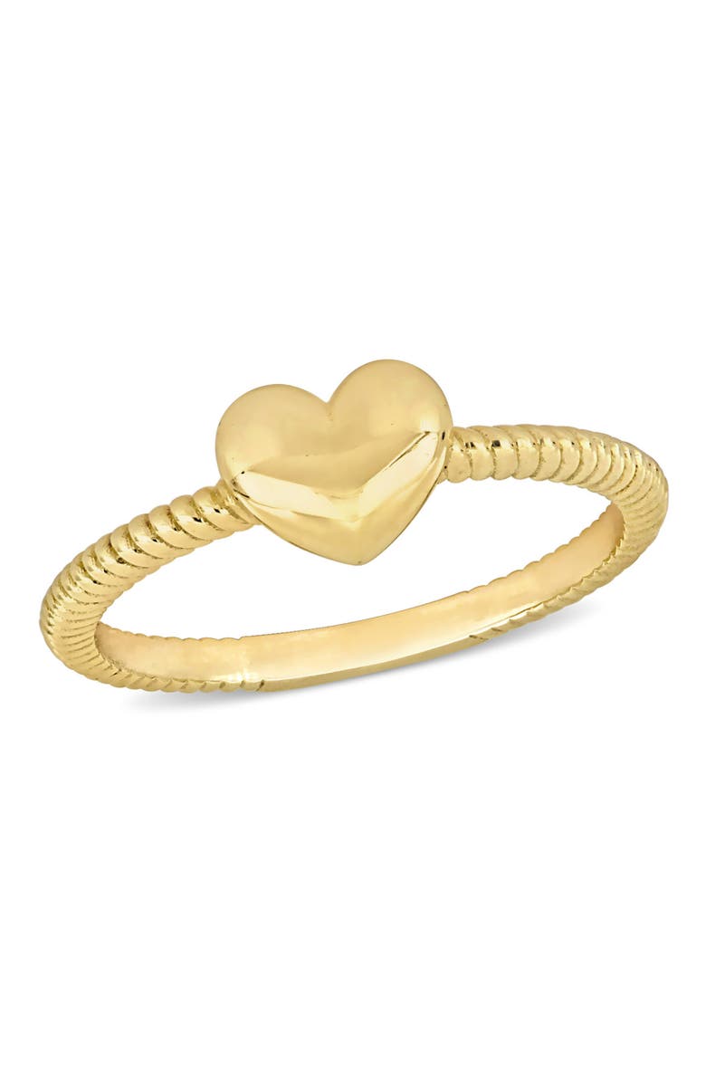 Julianna B. Kids Heart Ring 14k Yellow Gold, Main, color, 14K Gold