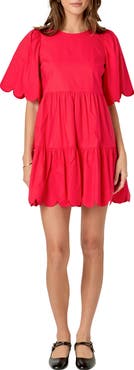 English Factory Scallop Minidress