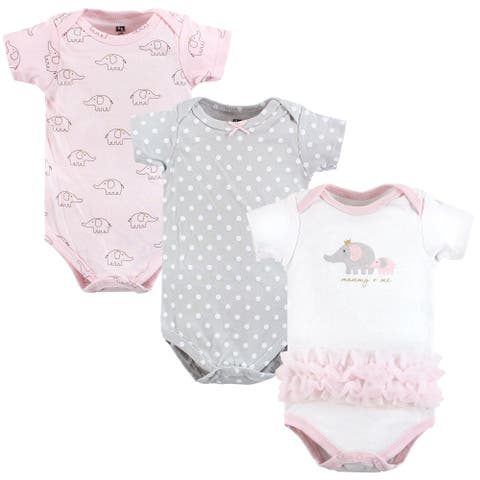 Comfortable All-Cotton Bodysuit 3Pk (Baby)