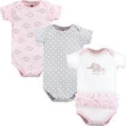 Hudson Baby Comfortable All-cotton Bodysuit 3pk