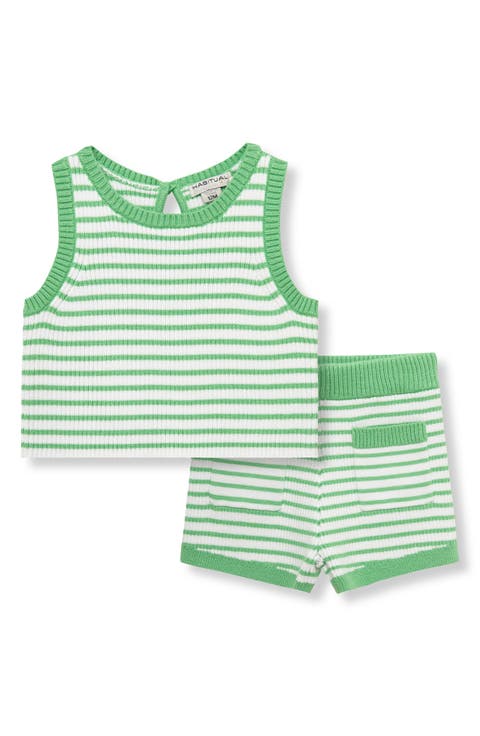 Rib Knit Tank & Shorts Set