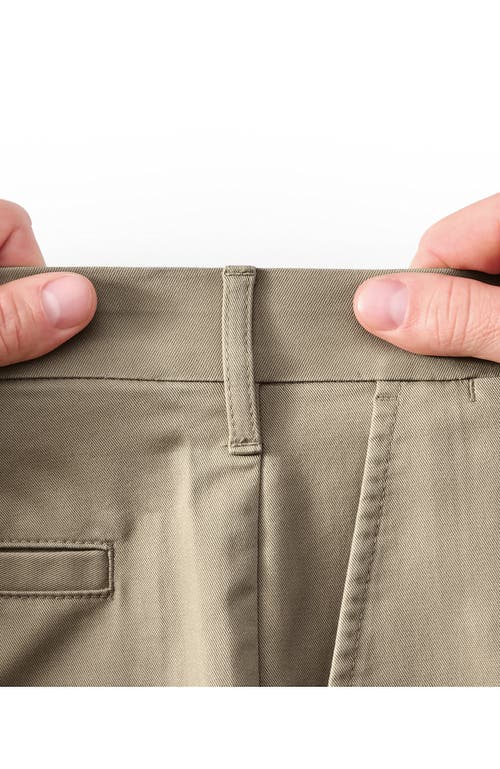 Lands' End Travel Kit Comfort Waist Athletic Fit Chino Pant In Green