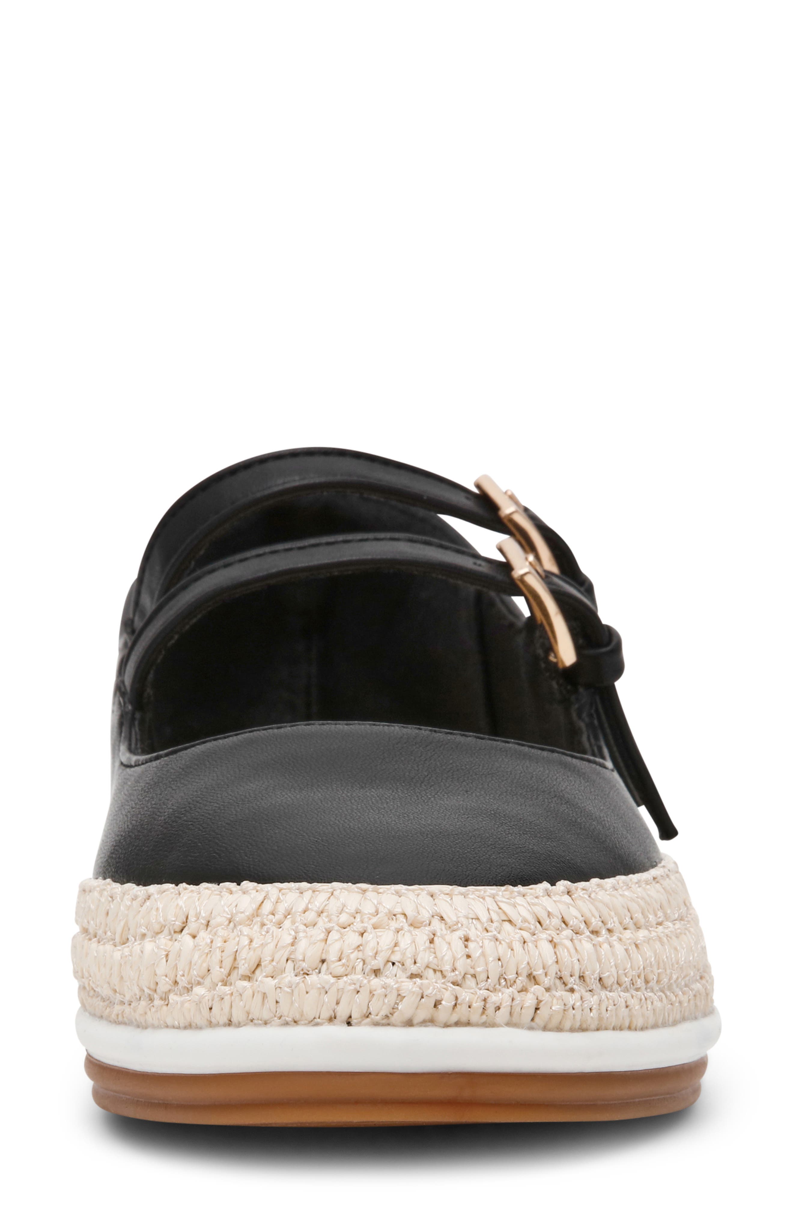 Anne Klein Jasiel Mary Jane Flat, Alternate, color, Black Pu