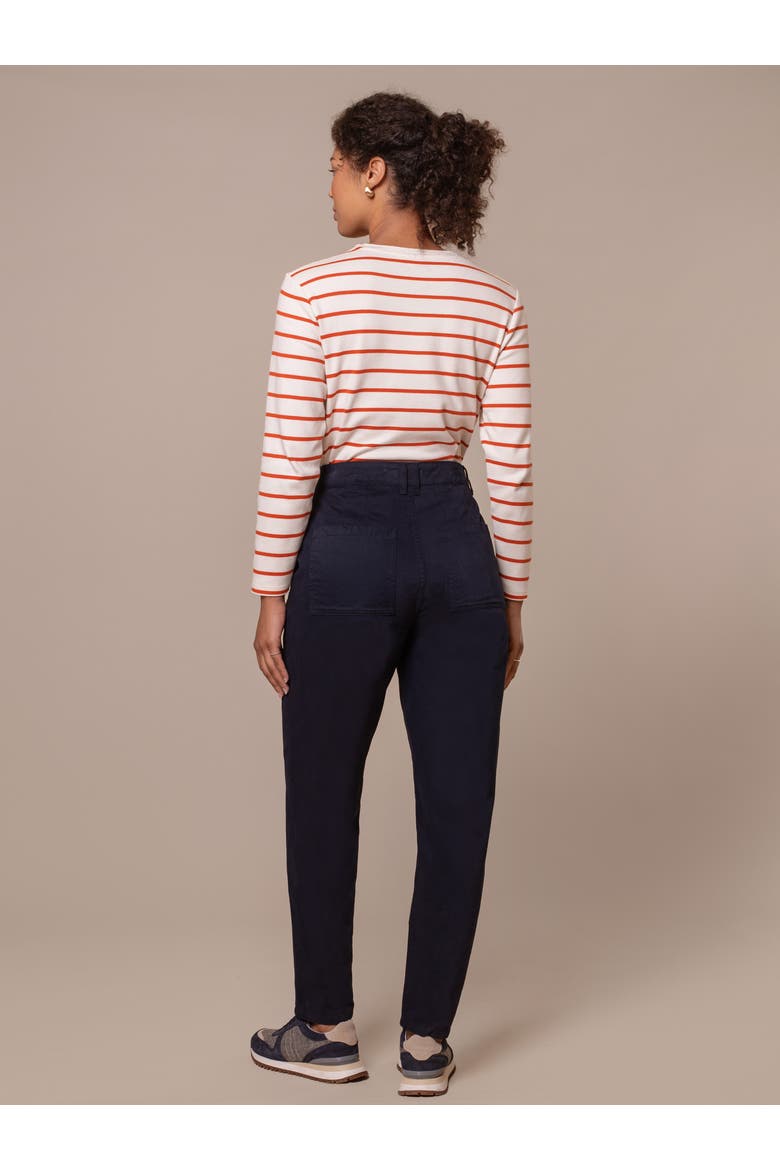 Barrel Leg Pant, Alternate, color, Ink Well