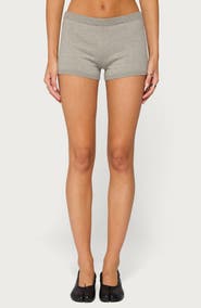 EDIKTED Edele Knit Micro Shorts
