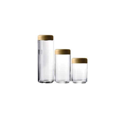 Mepra Atmosfera Urano 3-piece Canisters Set In Transparent