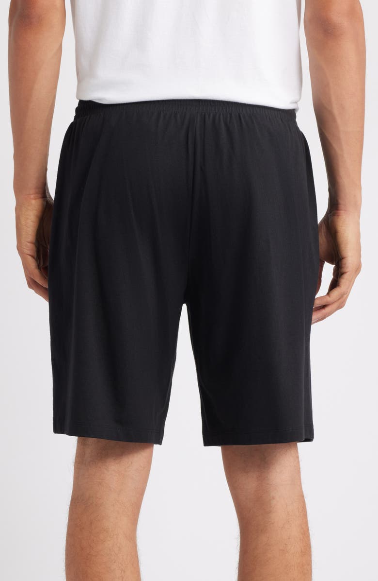 Nordstrom Cotton & Tencel<sup>®</sup> Modal Lounge Shorts, Alternate, color, Black