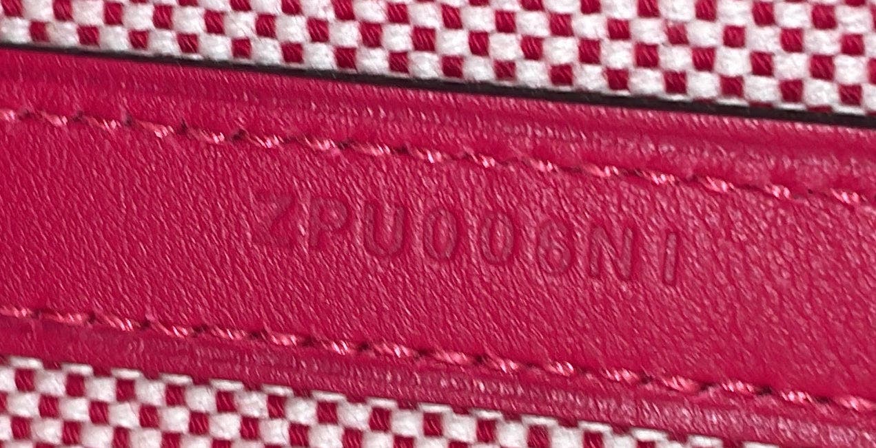 Pre-Owned Hermes Cabas H en Biais Tote Canvas with Leather 27, Alternate, color, Framboise