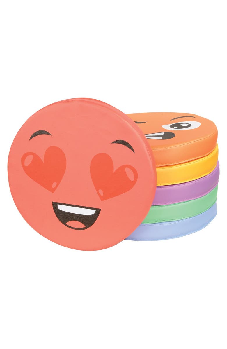 Kaplan Early Learning Company Emotion Floor Cushions - Set of 6, Alternate, color, Multicolored