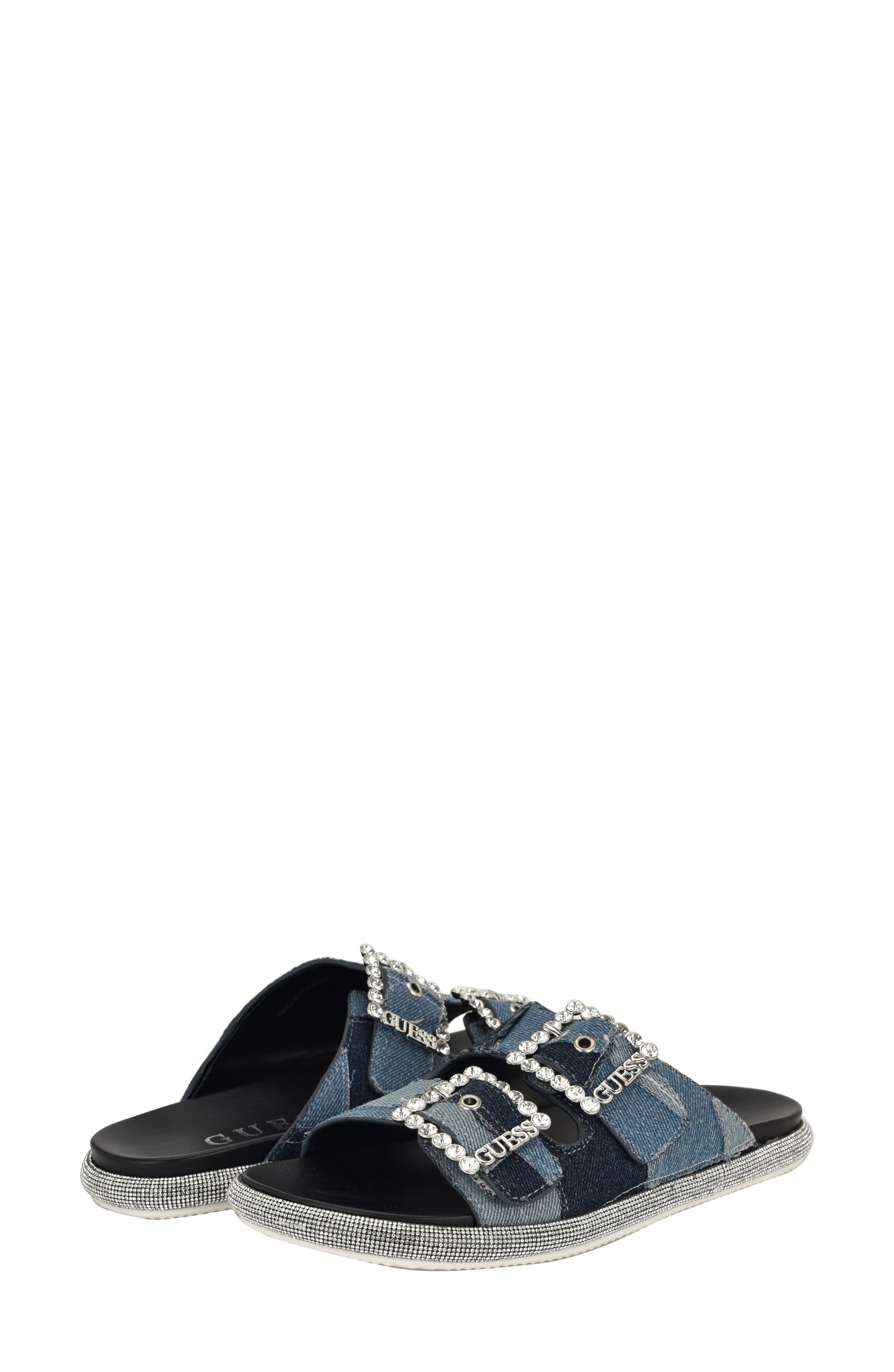 GUESS Funzya Slide Sandal, Alternate, color, 