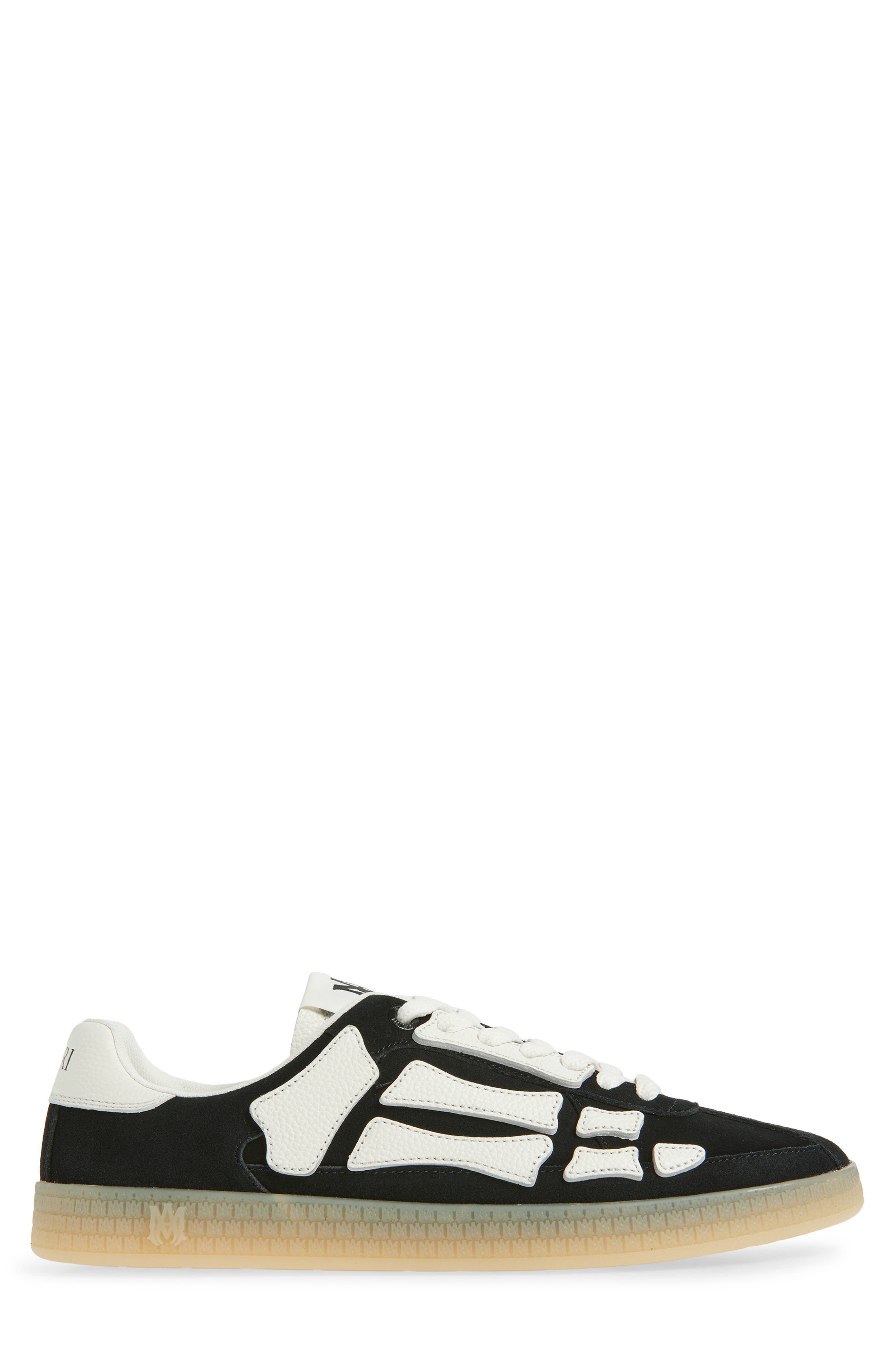 AMIRI Pacific Bones Sneaker, Alternate, color, Black