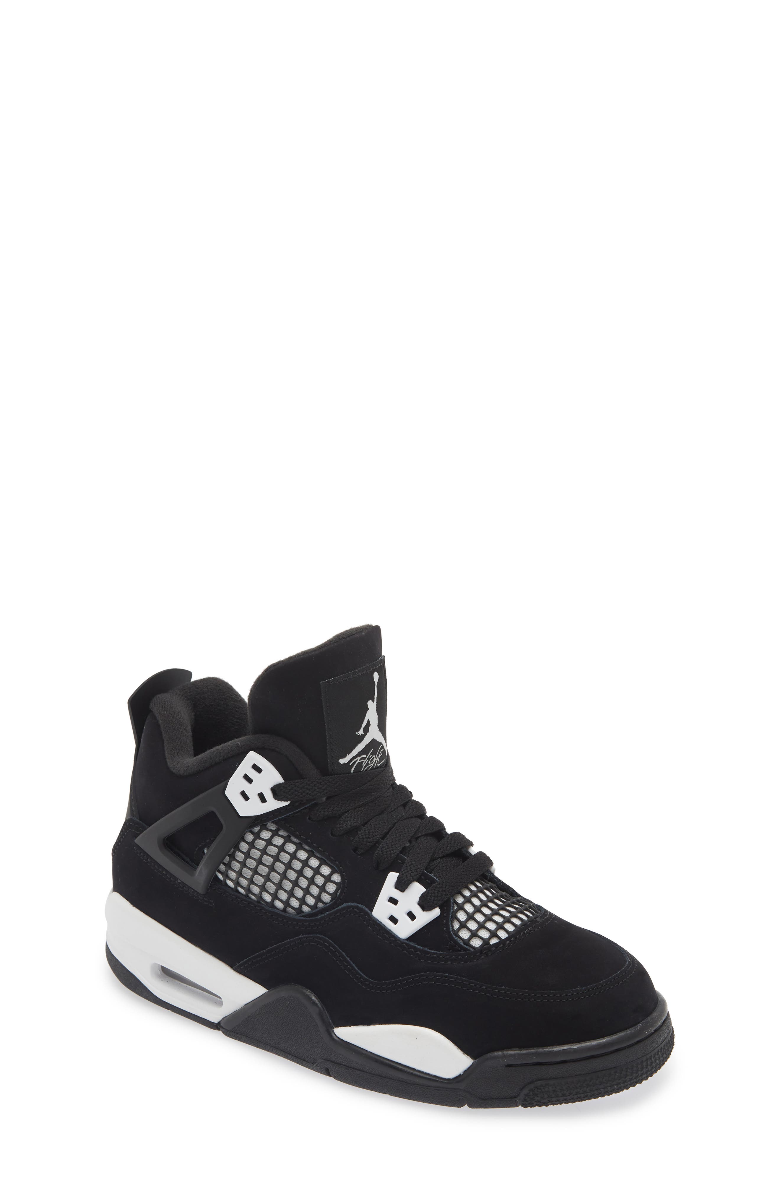 Jordan Kids' Air Jordan 4 Retro Basketball Sneaker, Main, color, 