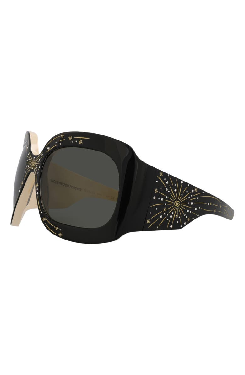 Gucci 60mm Special Edition Oversize Square Sunglasses, Alternate, color,