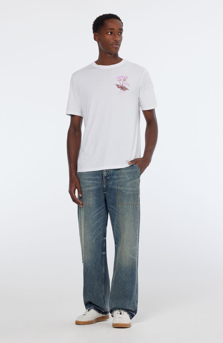 Scotch & Soda Botanical Graphic T-Shirt, Alternate, color, White