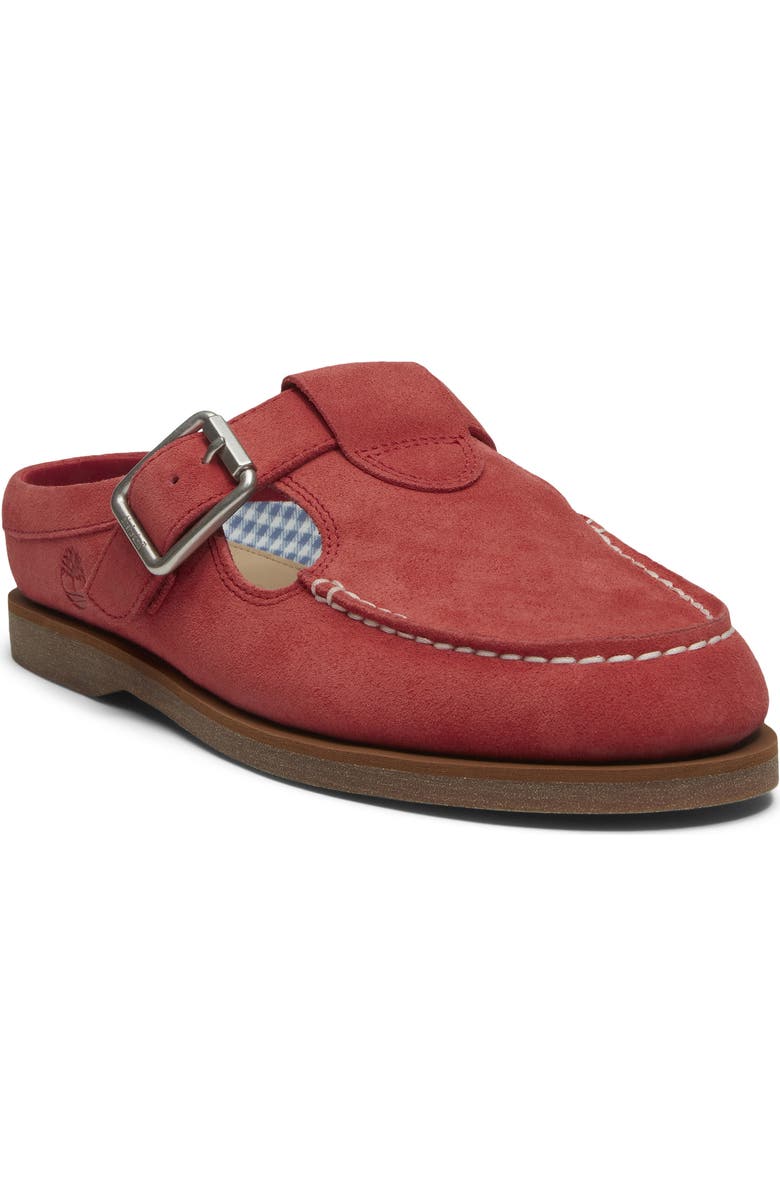 Timberland Classic Boat Mule, Main, color, Medium Red Suede