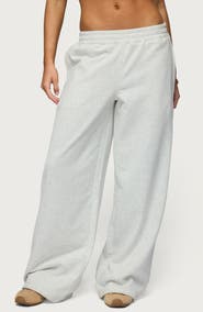 EDIKTED Jacie Wide Leg Sweatpants