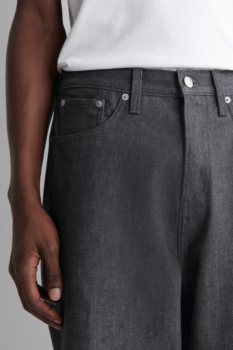 Dome Relaxed-Fit Straight-Leg Jeans, Alternate, color, DARK GRAY
