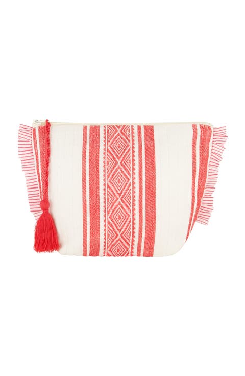 La Plage Ruffle Pouch