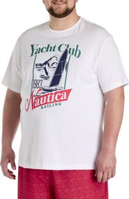 Nautica Big & Tall Yacht Club Graphic Tee