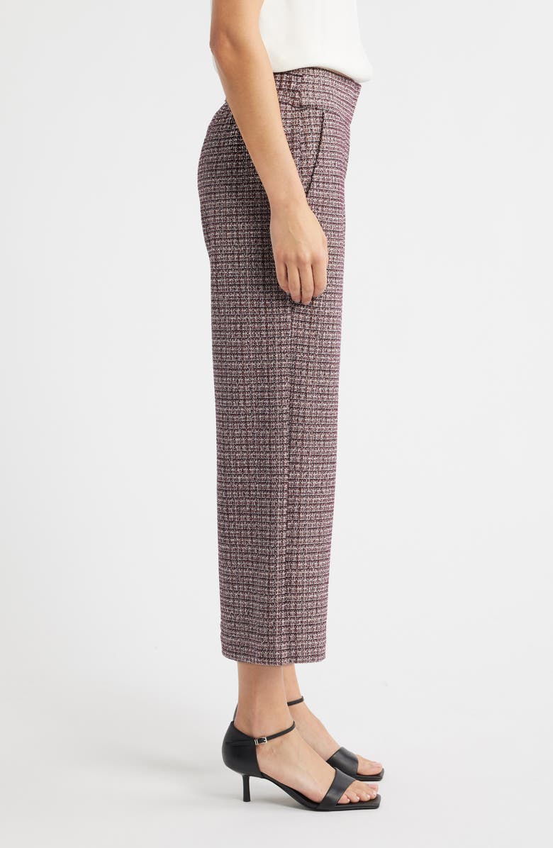 Liverpool Los Angeles Mabel Stovepipe 2 Pull-On Ankle Trousers, Alternate, color, Wine Multi